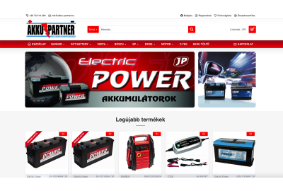 OpenCart webstore update and renovation for Akku-Partner