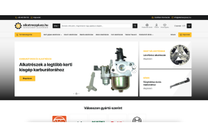 alkatreszplusz.hu Webshop Refurbishment on OpenCart 3 and Journal 3.2