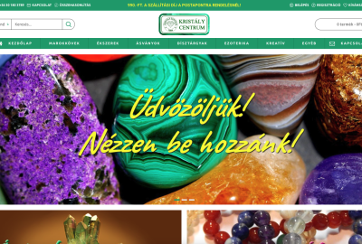 OpenCart system update and upgrade for the Kristálycentrum webshop