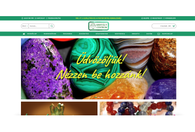 OpenCart system update and upgrade for the Kristálycentrum webshop