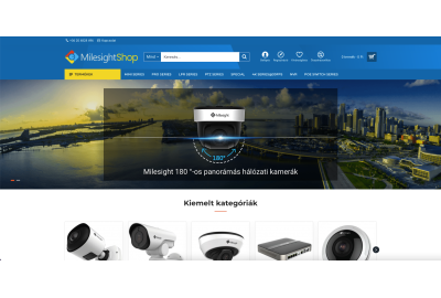 New camera webstore development for Medor Ltd.