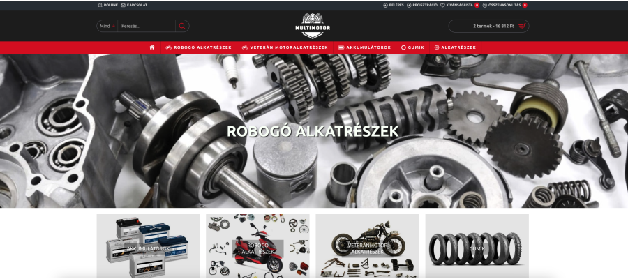 New multistore OpenCart online store development for Multi-Motor and Bringa Ltd