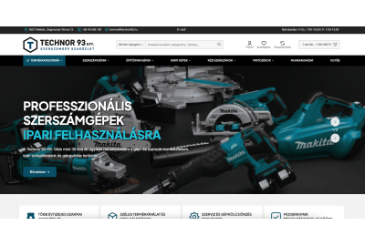 Technor93.hu Refurbished with the Latest OpenCart 4 and Journal 3.2